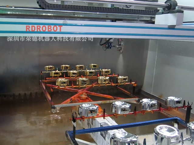 工藝品五軸自動噴油設(shè)備